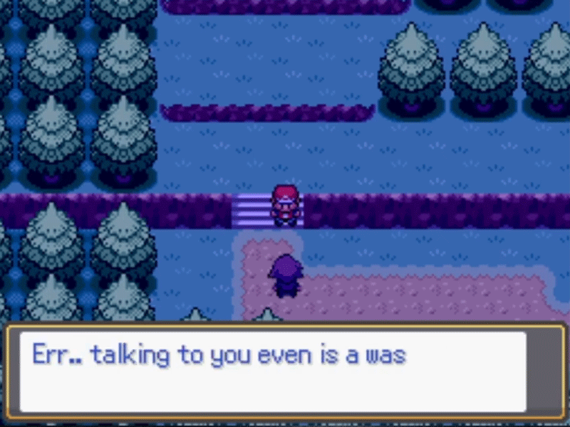 Pokémon black ruby with 3D Battles.
