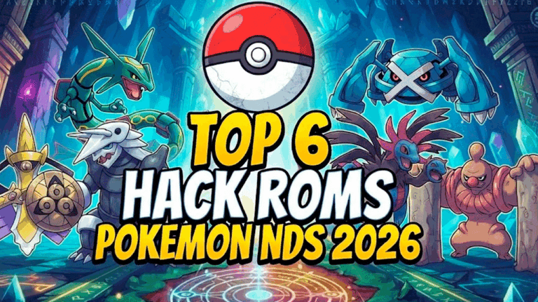 TOP HACK ROMS POKEMON NDS 2026 – Octubre